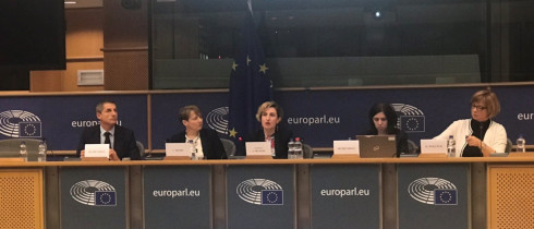 The working group on EuroNest PA Associate States chaired by Irina Pruidze held the sitting in European Parliament