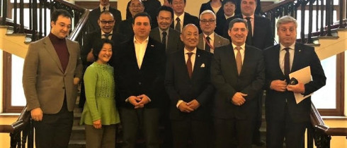 The meeting of Levan Koberidze with the members of Japanese Wine-making Union