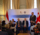 Meeting of Beka Odisharia, Givi Chichinadze and Merab Kvaraia with Compatriots Residing in Netherlands