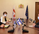 The meeting of Dimitri Khundadze with the Ambassador of Israel