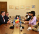 The meeting of Maka Bochorishvili with the Ambassador of Romania
